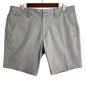 UNTUCKIT St. Vincent Shorts Flat Front Casual Chino‎ Gray Mens Size 36